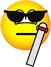 Men In Black Emoticon emoji