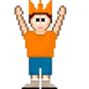 Waving Arms Crown emoji