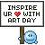 Inspire W Art emoji