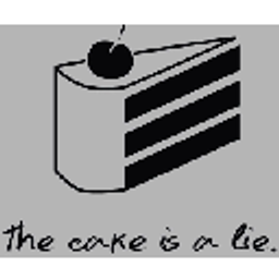 Thecakeisalie emoji