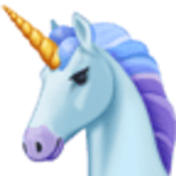 Purple Unicorn emoji