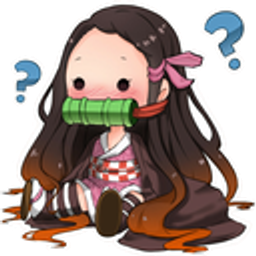 Nezuko Confused emoji