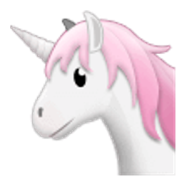 Unicorn Pinkhair emoji