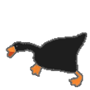 Goose Black emoji