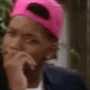 Fresh Prince Thinking emoji