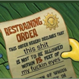 Restrainingorder emoji
