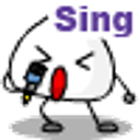 Sing emoji