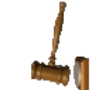 Gavel Right emoji