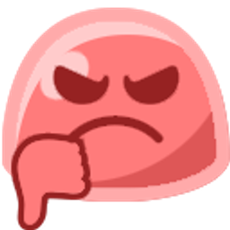 Gummy Thumbsdown emoji