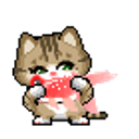 Kitty Eatfish emoji
