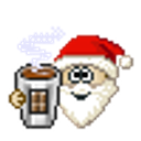 Santa Hot Cocoa emoji