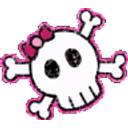 Pinkskull emoji