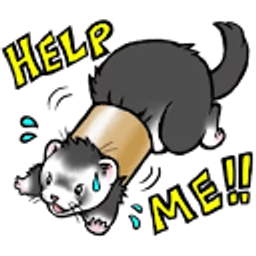 Ferret Help emoji