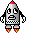 Rocket Annoyed emoji