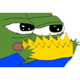 Pepe Crown Smirk emoji