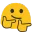 Blob Finger Guns emoji