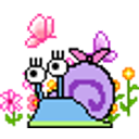 Snail Flowers emoji