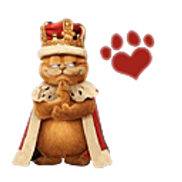 Garfield King E emoji