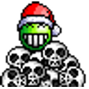 Xmas Skull Pile emoji