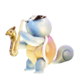 Sax Squirtle emoji
