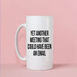 Yet Another Meeting Email Mug emoji
