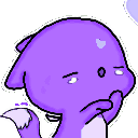 Purple Decorkiss emoji