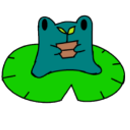 Frog Lily Pad Chill emoji