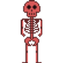 Party Neon Skeleton emoji