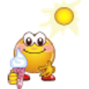 Sunny Ice Cream emoji