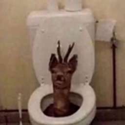 Reindeertoilet emoji