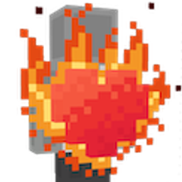 Minecraft Heart On Fire emoji