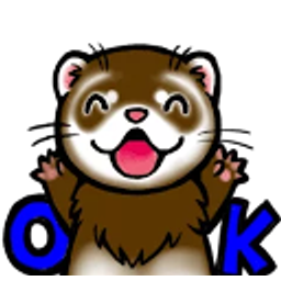 Ferret Ok emoji