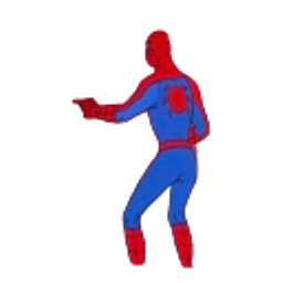Right Spiderman Point emoji