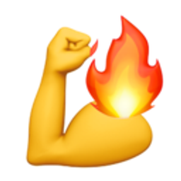 Fire On Arm emoji
