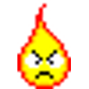Fiery emoji