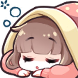 Cute Tired emoji