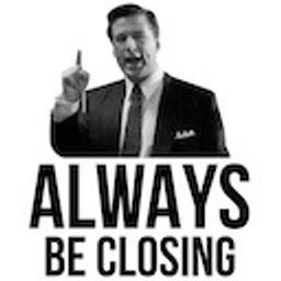 Always Be Closing emoji