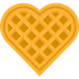 Waffleheart emoji