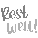 Rest Well emoji