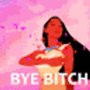 Bye Bitch Pocahontas emoji