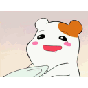 Cute Bear Blush emoji