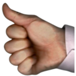 Thumbs Up Confident emoji