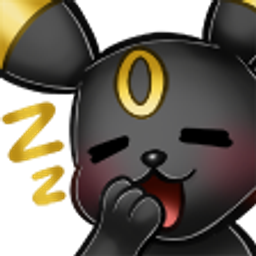 Umbreon Yawn emoji