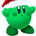 Kirbsanta emoji