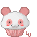 Panda Cupcake emoji