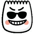 Tiktok Cool Face Emoji PNG emoji