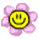 Smiley Flower Pink emoji