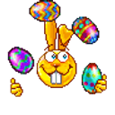 Easter Bunny Juggle emoji