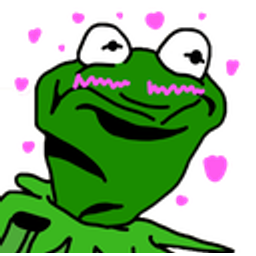 Kermit Blush emoji