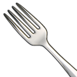 Forked emoji